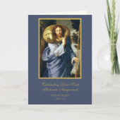 Eerste pastorale opdracht Priester Jezus Schaap Kaart (Voorkant)