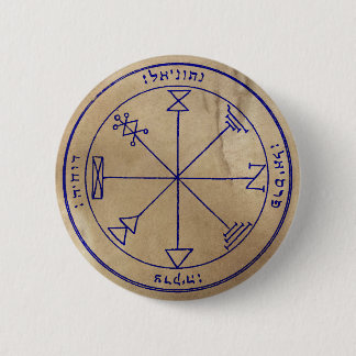 Eerste Pentacle van Jupiter Ronde Button 5,7 Cm