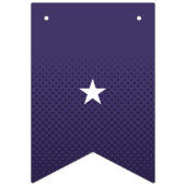 Eerste Periode Leuk Donker Paarse Groovy Lettering Vlaggetjes (Tweede vlag)