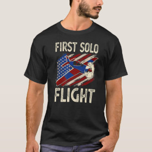 Eerste piloot van het Vliegtuig van het vliegveld T-shirt