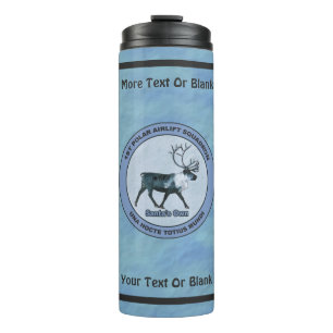 Eerste Polar Airlift Sq van Santa - Afgedankt Thermosbeker