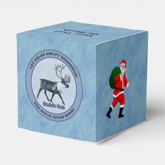 Eerste Polar Airlift Sqdn - Ondergedompeld Bedankdoosjes (Achterkant)