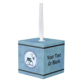 Eerste Polar Airlift Sqdn - Ondergedompeld Kubus Ornament (Achter hoekig)