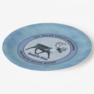 Eerste Polar Airlift Sqdn - Ondergedompeld Papieren Bordje