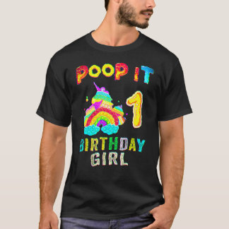 Eerste Pop van de Fidget It Birthday Girl Party 1 T-shirt