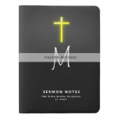 Eerste predikant minister Deacon Prayer Bijbelstud Extra Groot Moleskine Notitieboekje (Voorkant)