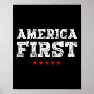 Eerste Pro-Trump Mannen Vrouwen Poster