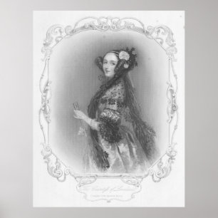 Eerste programmeur: Ada Lovelace Poster