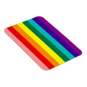 Eerste Rainbow Gay Pride Flag Premium Magnet Magneet (Rechterzijde)