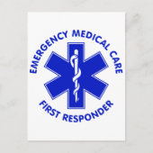 Eerste reactiemechanisme voor eerste medische nood briefkaart (Voorkant)