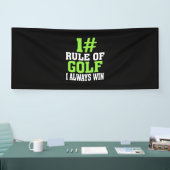 Eerste regel van Golf Spandoek (Beurs)
