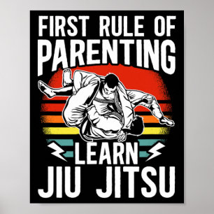 Eerste regel van Ouderschap Leer Jiu Jitsu Mixed M Poster
