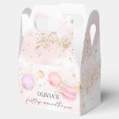 Eerste reis rond de draagtas van de zonne-aar bedankdoosjes (Geopend)