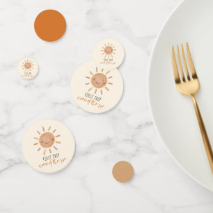 Eerste reis rond de eerste zondag confetti