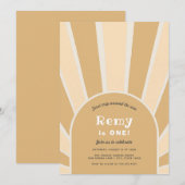 Eerste reis rond de uitnodiging van de zondag (Voorkant / Achterkant)