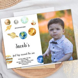 Eerste reis rond de uitnodiging van de zondag