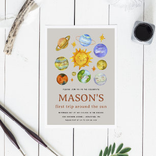 Eerste reis rond de uitnodiging van de zondag