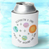 Eerste reis rond de verjaardag van het zonnetje blikjeskoeler