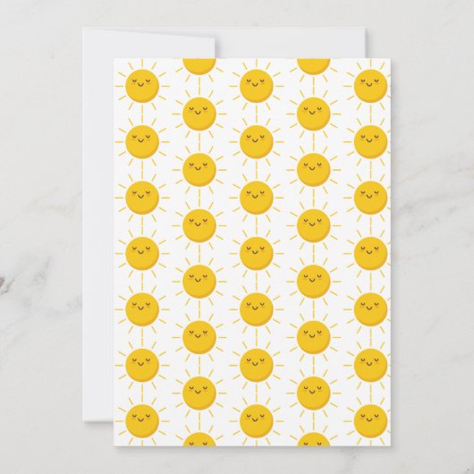 Eerste Reis Rond De Zon 1e Verjaardag Kaart (Achterkant)