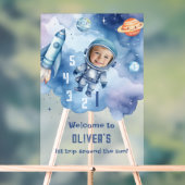 Eerste reis rond de zon Buitenruimte Welkom Acryl Bord (Neutraal)