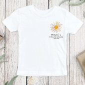 Eerste reis rond de zon Custom 1e verjaardag Boho