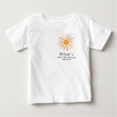 Eerste reis rond de zon Custom 1e verjaardag Boho (Voorkant)