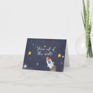 Eerste reis rond de zon dank je wel kaart