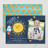 Eerste reis rond de zon kaart (Voorkant / Achterkant)