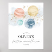 Eerste reis rond het Poster van het Welkome Teken (Voorkant)