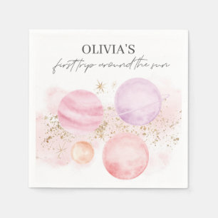 Eerste reis rond het Sun Paper Napkins Servet