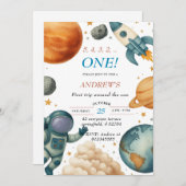 Eerste reis rond het verjaardagsfeest van de astro kaart (Voorkant / Achterkant)