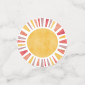 Eerste reis rond Sun Ballon voor meisjes Confetti (Kleine voorkant)