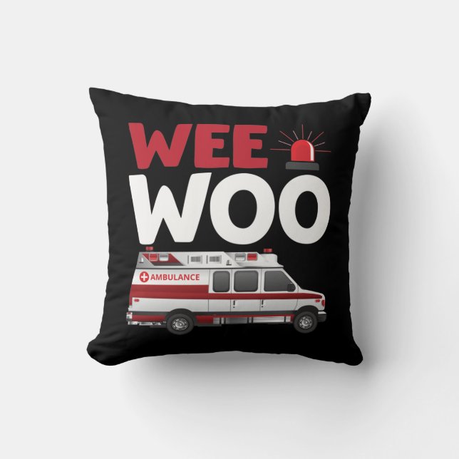 Eerste Responder Ambulance Car Aid voertuig Kussen (Voorkant)