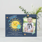 Eerste rit rond de zon kaart (Staand voorkant)