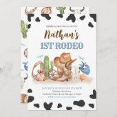 Eerste Rodeo Birthday Kaart (Voorkant / Achterkant)