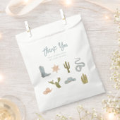 Eerste Rodeo Blue verjaardagsfeestje Bedankzakje (Geknipt)