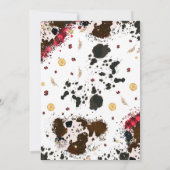 Eerste Rodeo Cowboy Feestje Kaart (Achterkant)