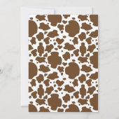 Eerste Rodeo Cowboy Western Boy 1st Birthday Party Kaart (Achterkant)