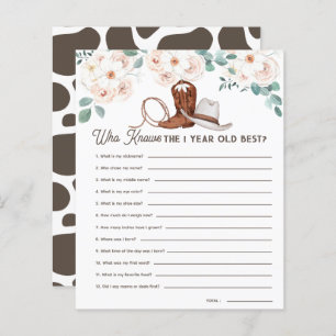 Eerste Rodeo die 1yo Beste 1st Birthday Game kent