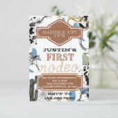 Eerste Rodeo Digitale Uitnodiging (Staand voorkant)