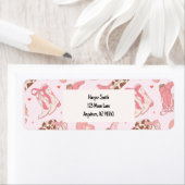 Eerste Rodeo Girls Retour Adreslabel Etiket (Insitu)