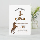 Eerste Rodeo Kaart (Staand voorkant)