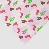 Eerste Rodeo Meisje 1e Verjaardag Tissuepapier (Detail)