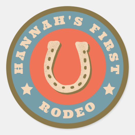 eerste Rodeo Stickers (Voorkant)