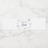 Eerste Rodeo Waterfles Etiket (Enkel label)