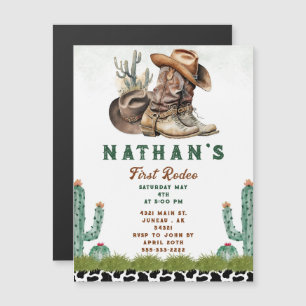 Eerste Rodeo Western Paard Cowboy Pet Cactus