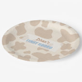 Eerste Rodeo Westerne Cowboy Koe Print Papier Bord (Gekanteld)