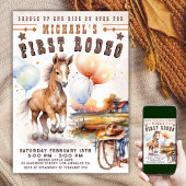 Eerste RODEO | Wilde Westen Cowboy 1e Verjaardag J Kaart