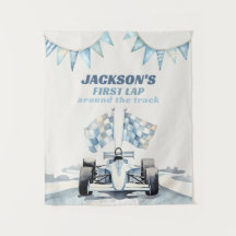 Eerste Ronde Rond Het Circuit Race Auto 1e Verjaar