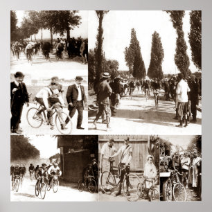 Eerste Ronde van Frankrijk 1903 Begin met de afwer Poster